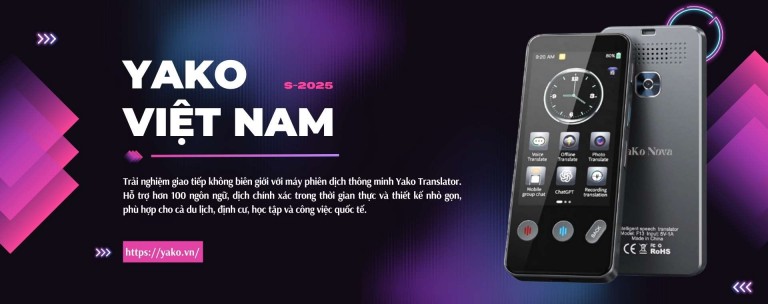 Yako Việt Nam - Thương hiệu Máy Phiên Dịch Ngôn Ngữ Cầm Tay Tốt Nhất Hiện Nay