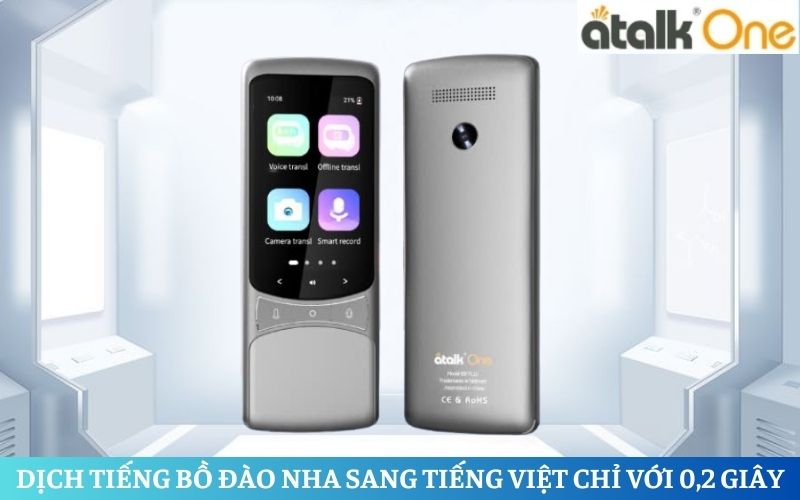 Thiết Bị Hỗ Trợ Dịch Thuật Tiếng Bồ Đào Nha ATalk One Thiết Bị Hỗ Trợ Dịch Thuật Tiếng Bồ Đào Nha ATalk One