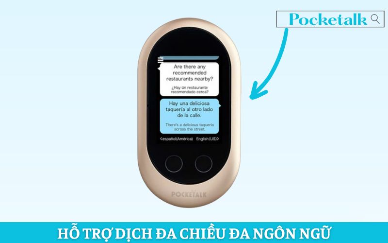 Máy dịch ngoại ngữ Pocketalk Máy dịch ngoại ngữ Pocketalk
