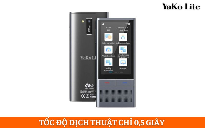 Máy Phiên Dịch 2 Chiều YaKo Lite Máy Phiên Dịch 2 Chiều YaKo Lite