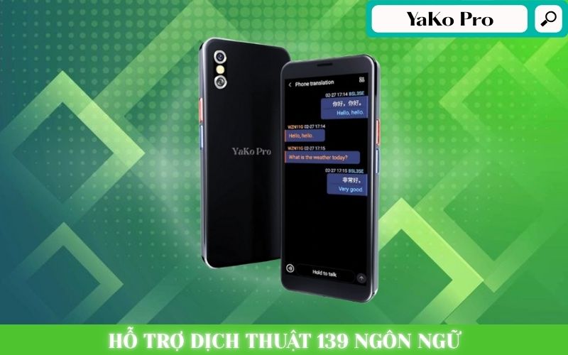 Máy Dịch Thuật Đa Ngôn Ngữ YaKo Pro Máy Dịch Thuật Đa Ngôn Ngữ YaKo Pro