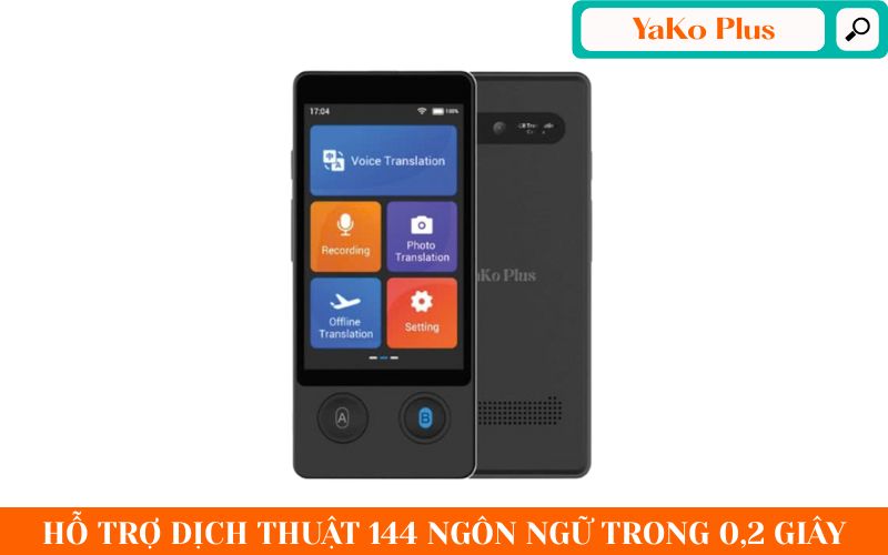 Máy Phiên Dịch 2 Chiều YaKo Plus Máy Phiên Dịch 2 Chiều YaKo Plus