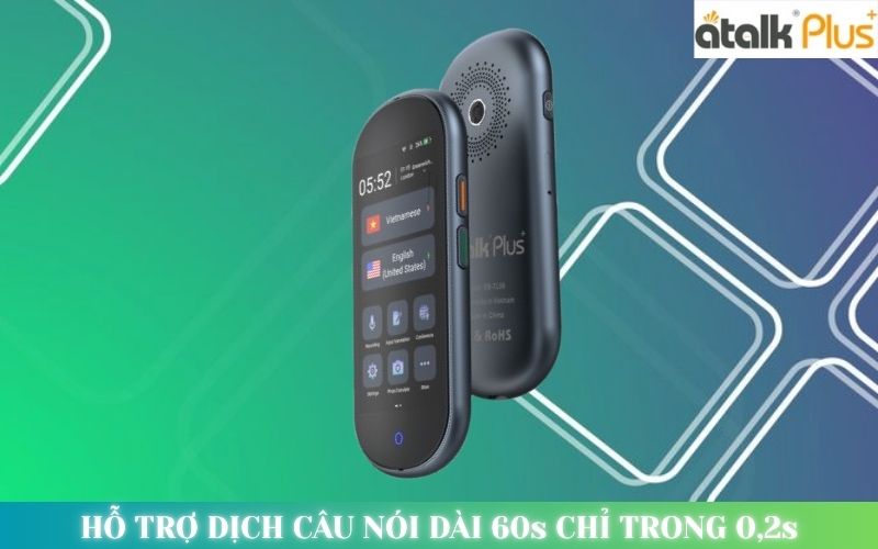Máy Phiên Dịch Tiếng Việt ATalk Plus+ Máy Phiên Dịch Tiếng Việt ATalk Plus+