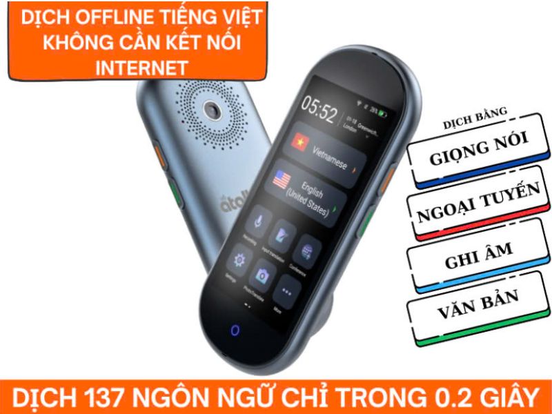 máy phiên dịch ATalk Plus+ Máy phiên dịch ATalk Plus+