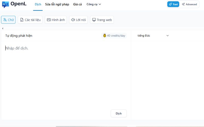 Openl - Phần Mềm Dịch Ai Chuyên Nghiệp