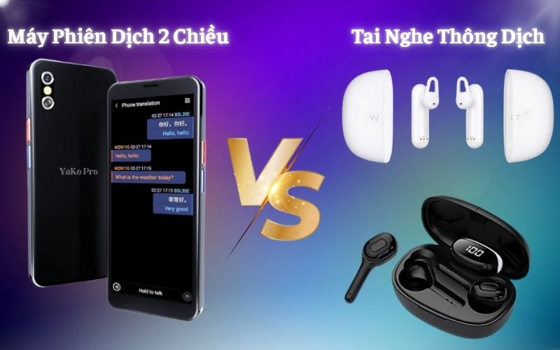 So Sánh Máy Dịch Thuật Và thiết Bị Đeo Tai Phiên Dịch