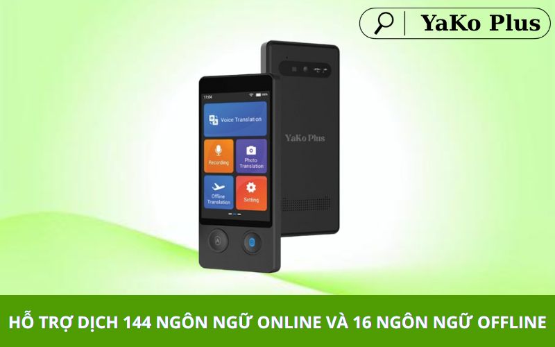 Máy Chuyển Đổi Ngôn Ngữ Yako Plus
