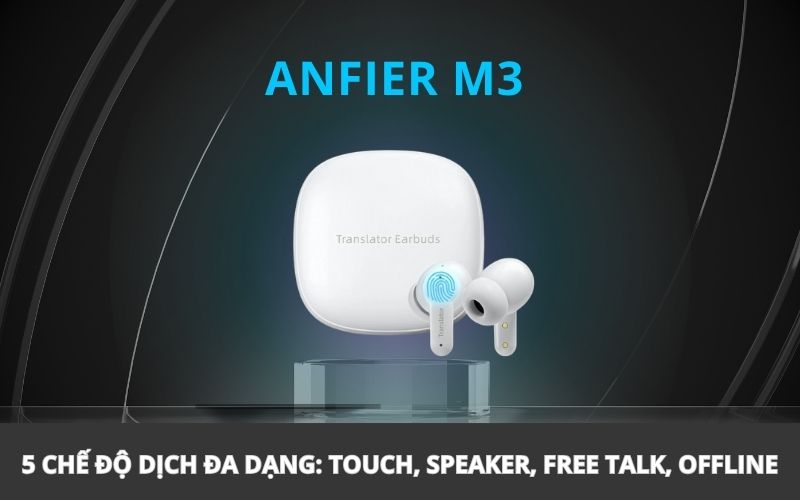 Thiết Bị Phiên Dịch Đeo Tai Anfier M3