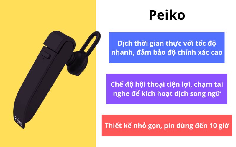 Tai Nghe Phiên Dịch Peiko